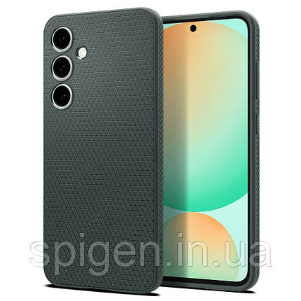 Чохол Spigen для Samsung Galaxy S24 FE - Liquid Air, Abyss Green (ACS08619), фото 1