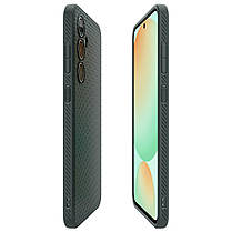 Чохол Spigen для Samsung Galaxy S24 FE - Liquid Air, Abyss Green (ACS08619), фото 3