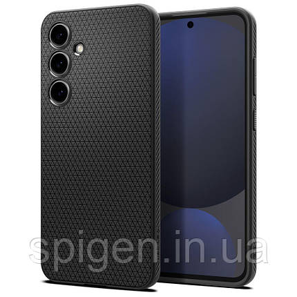 Чохол Spigen для Samsung Galaxy S24 FE - Liquid Air, Matte Black (ACS08618), фото 1