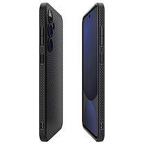 Чохол Spigen для Samsung Galaxy S24 FE - Liquid Air, Matte Black (ACS08618), фото 3