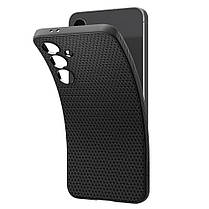 Чохол Spigen для Samsung Galaxy S24 FE - Liquid Air, Matte Black (ACS08618), фото 4