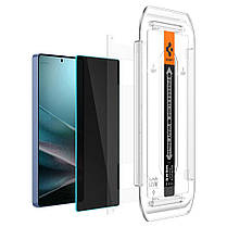 Захисне скло Spigen для Samsung Galaxy S25 Ultra - EZ FIT GLAS.tR Privacy (2 шт), Антишпигун (AGL09335), фото 5