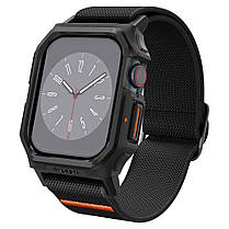Чохол і ремінець Spigen для Apple Watch Series 10 (42 mm) - Lite Fit Pro, Matte Black (ACS08594), фото 4