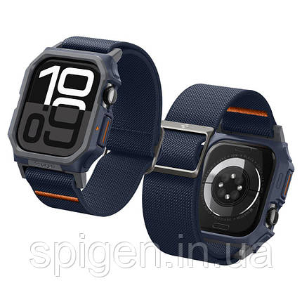 Чохол і ремінець Spigen для Apple Watch Series 10 (46 mm) - Lite Fit Pro, Navy Blue (ACS08925), фото 1