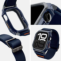 Чохол і ремінець Spigen для Apple Watch Series 10 (46 mm) - Lite Fit Pro, Navy Blue (ACS08925), фото 3