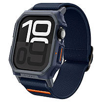 Чохол і ремінець Spigen для Apple Watch Series 10 (46 mm) - Lite Fit Pro, Navy Blue (ACS08925), фото 5