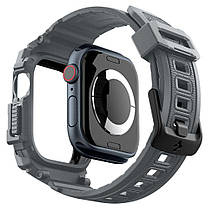 Чохол і ремінець Spigen для Apple Watch 10 (46mm) - Rugged Armor Pro 2 in 1, Dark Gray (ACS08605), фото 2