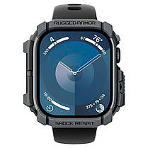 Чохол Spigen для Apple Watch 10 (46 mm) - Rugged Armor, Dark Grey (ACS08598), фото 6