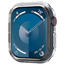 Чохол Spigen для Apple Watch 10 (42 mm) - Thin Fit, Crystal Clear (ACS08589), фото 5