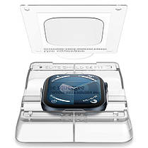 Захисна плівка Spigen для Apple Watch 10 (46mm) - Elite Shield EZ Fit (2шт), Clear (AFL08579), фото 5