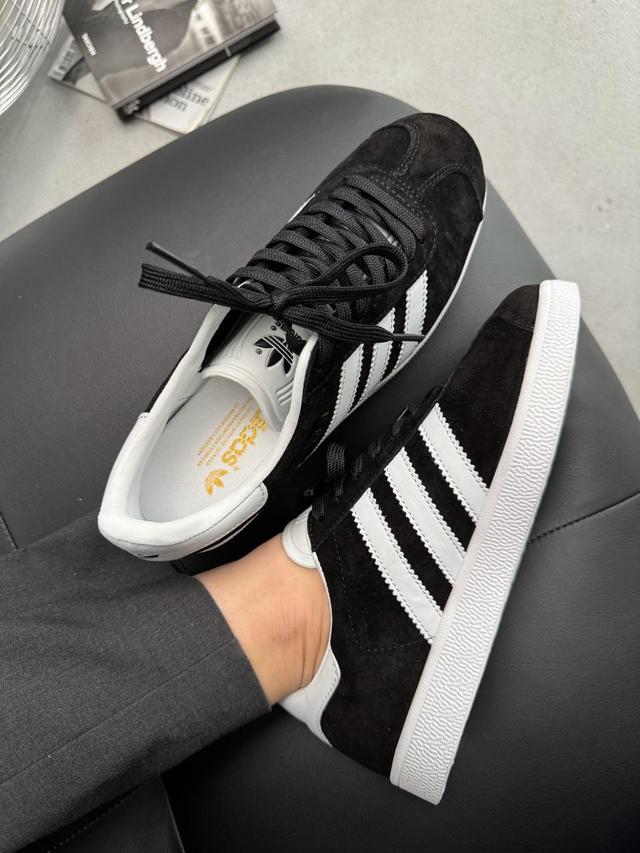 Adidas Gazelle White Black