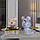 Ведмідь органайзер - ключниця - скарбничка 23 см у стилі BE@RBRICK (Ніжно-блакитний мармур), фото 5