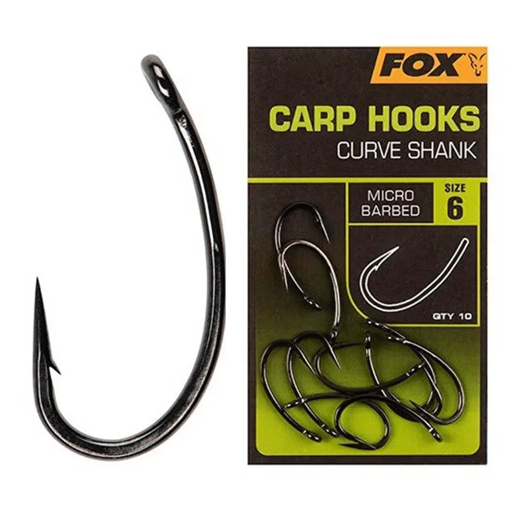 Крючки Fox Carp Hooks Curve Shank size 8, фото 1