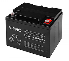 Акумулятор VOLT AGM VPRO VRLA 40Ah 12V (6AKUAGM040) (mrk)