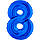 Цифра "8" фольгована, фото 6