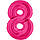 Цифра "8" фольгована, фото 7