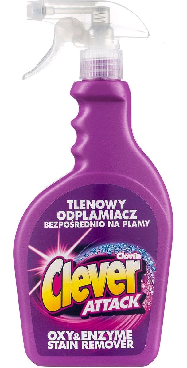 Кисневий плямовивідник з розпилювачем Clever Attack 450 мл