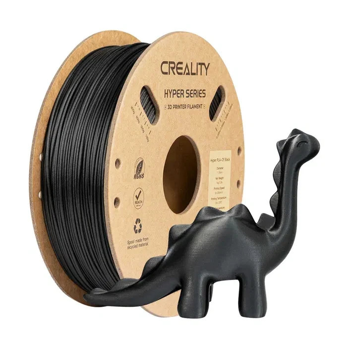 Creality Hyper PLA-CF 1.75mm 1кг   пластик для 3D принтера  Black, фото 1
