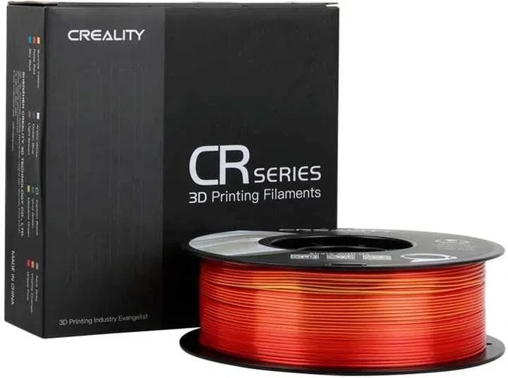 PLA-пластик 1.75 мм 1 кг Червоне золото Creality Filament для 3D принтера шовковий блиск, фото 1