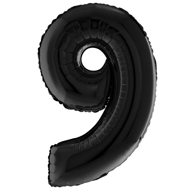 Цифра "9" фольгована