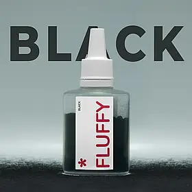 Оксамитова пудра для нігтів Easy Fluffy Black, 3 грам