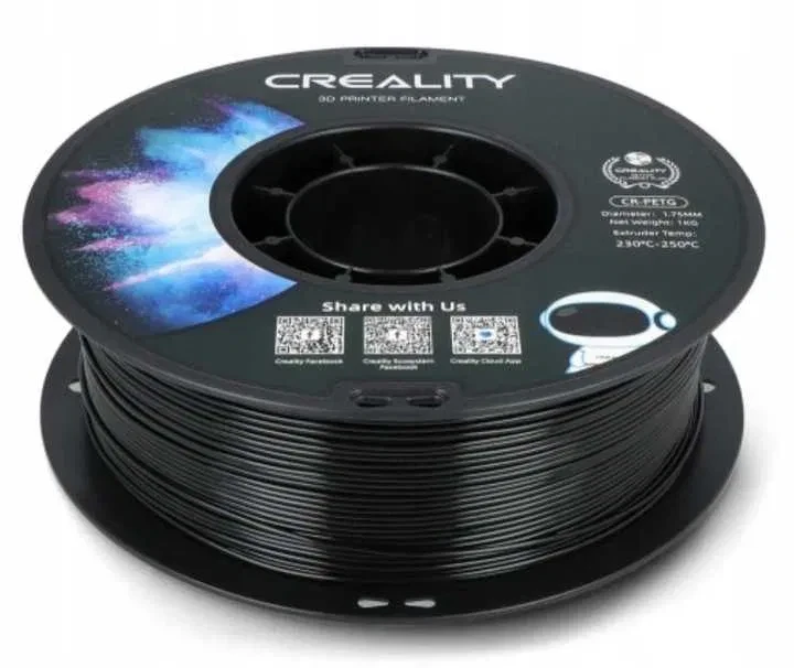 PET-G пластик 1.75 мм 1 кг CREALITY FILAMENT  для 3D принтера Gray