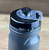 Фляга для велосипеда велофляга POLISPORT C600 600мл Clip-On сірий/чорний, фото 3