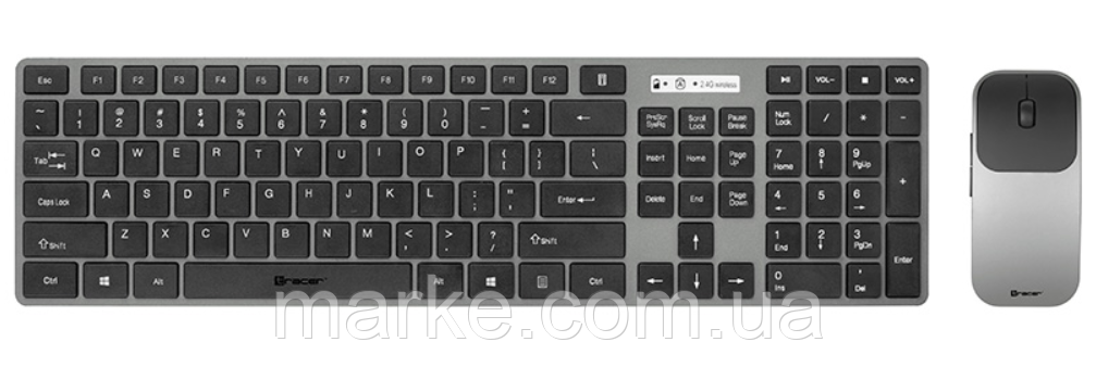 Комплект (клавіатура + миша) Tracer RF Nano USB (TRAKLA46773) (mrk)