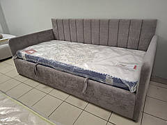 Мяке підліткове ліжко з нішою для білизни Olivia Д 04 90x200 см.