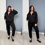 Костюм жіночий двійка з блискавкою у кольорах 22960, фото 4
