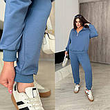 Костюм жіночий двійка з блискавкою у кольорах 22960, фото 9