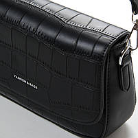 Жіноча сумка на плече 5307 black Купити Жіночі клатчі в Одесі Модні жіночі сумочки та клатчі, фото 3