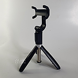 Штатив для телефона з пультом Bluetooth Selfie Stick, телескопічний трипод-селфі палиця Чорний, L01, фото 3