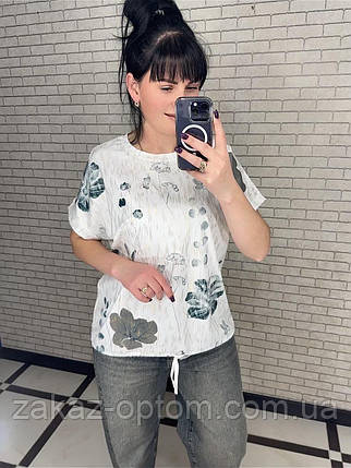 Футболка жіноча оптом (M-2XL) Китай 25064-133684, фото 1