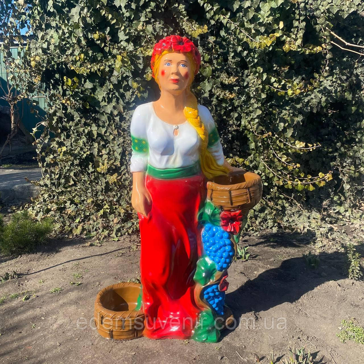 Підставка для квітів Козачка-квіткарка, висота 120 см, кашпо