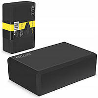 Блок для йоги 4FIZJO 23 x 15 x 7.6 см Black (P-5907222931387)