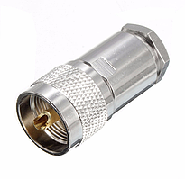 Конектор штекер, роз'єм  UHF Male PL259 для RG8, LMR400, RG213, RG214, RG-8