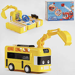 Дитячий музичний автотренажер "Екскаватор"