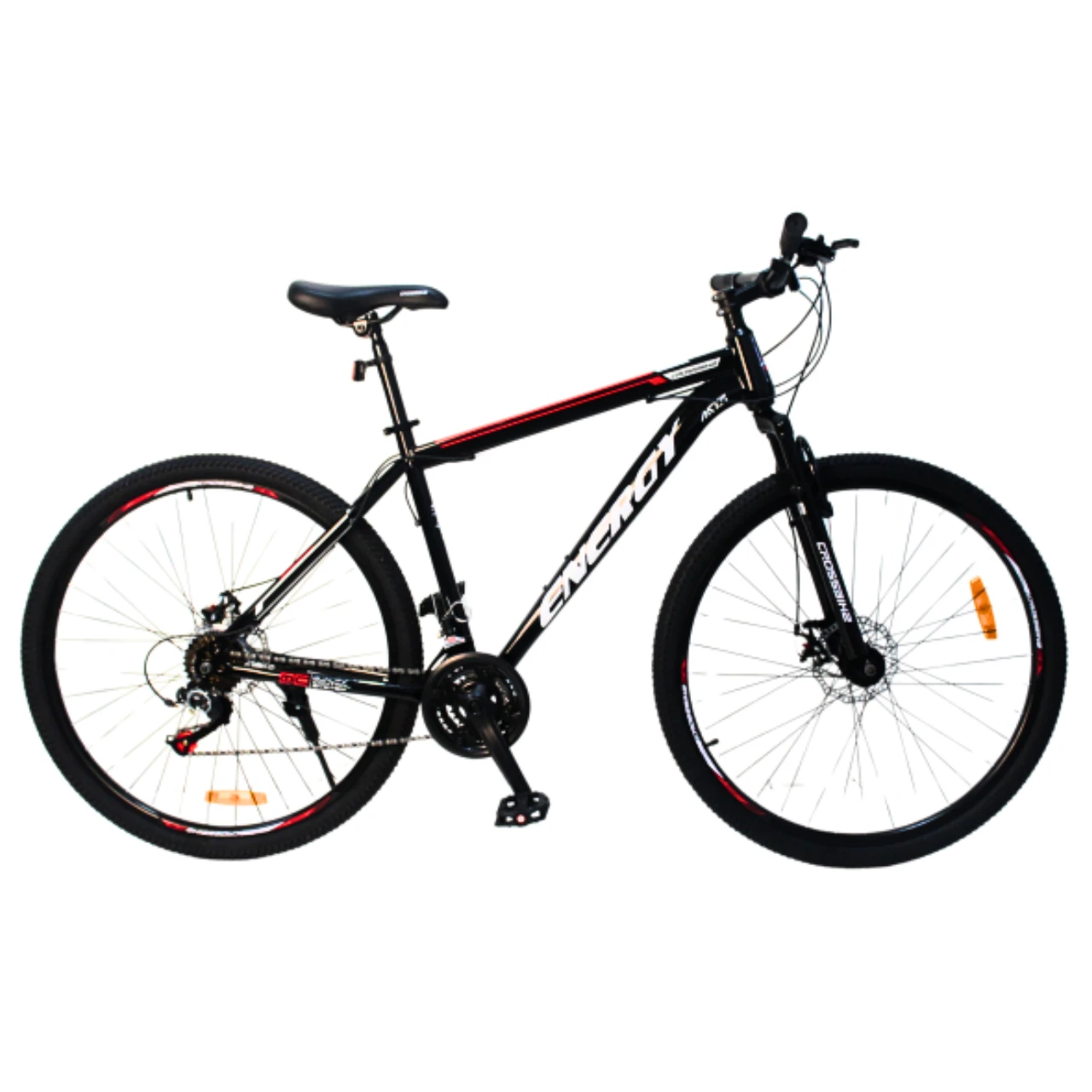 Велосипед CrossBike 27.5" Energy 2025 Рама 15" black-red