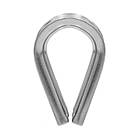 DIN6899 Коуш для троса ø3мм цинк білий (50 шт.) [3KO200000003KO0302] Metalvis