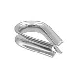 DIN6899 Коуш для троса ø12мм цинк білий [3KO200000003KO1200] Metalvis, фото 2