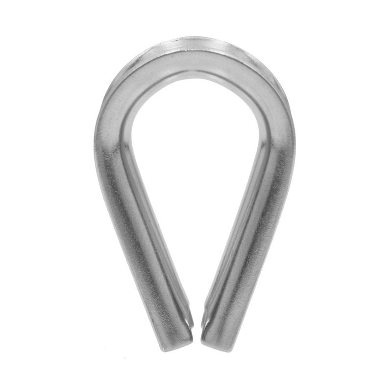 DIN6899 Коуш для троса ø8мм цинк білий [3KO200000003KO0802] Metalvis, фото 1