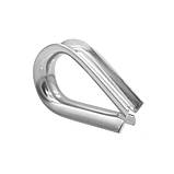 DIN6899 Коуш для троса ø8мм цинк білий [3KO200000003KO0802] Metalvis, фото 3