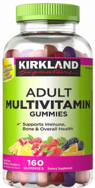 Kirkland Adult Мультивітамін Gummies 160 жувальних цукерок
