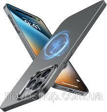 Ультратонкий чохол TORRAS для iPhone 15 Pro з MagSafe сірий