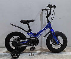 Велосипед 14" дюймів 2-х колісний Corso «REVOLT» MG-14015 МАГНІЄВА РАМА, ЛИТІ ДИСКИ, ДИСКОВІ ГАЛЬМА, зібран на 75%