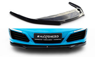 Сплітер Porsche 911 991 (11-16) тюнінг обвіс губа спідниця елерон (V1)