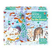 Новорічна книга Usborne Book and Jigsaw In the Forest