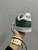 Кросівки чоловічі Adidas Gazelle Green White Khaki Адідас Газель зелені кеди низькі на кожен день замша, фото 11