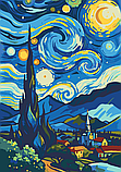 Картина за номерами Riviera Blanca The Starry Night 28x40 см (RB-1115), фото 5